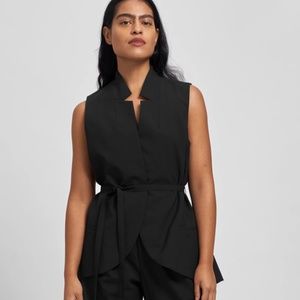 NWT Universal Standard Wool Jenny Sleeveless Jacket Black 4X